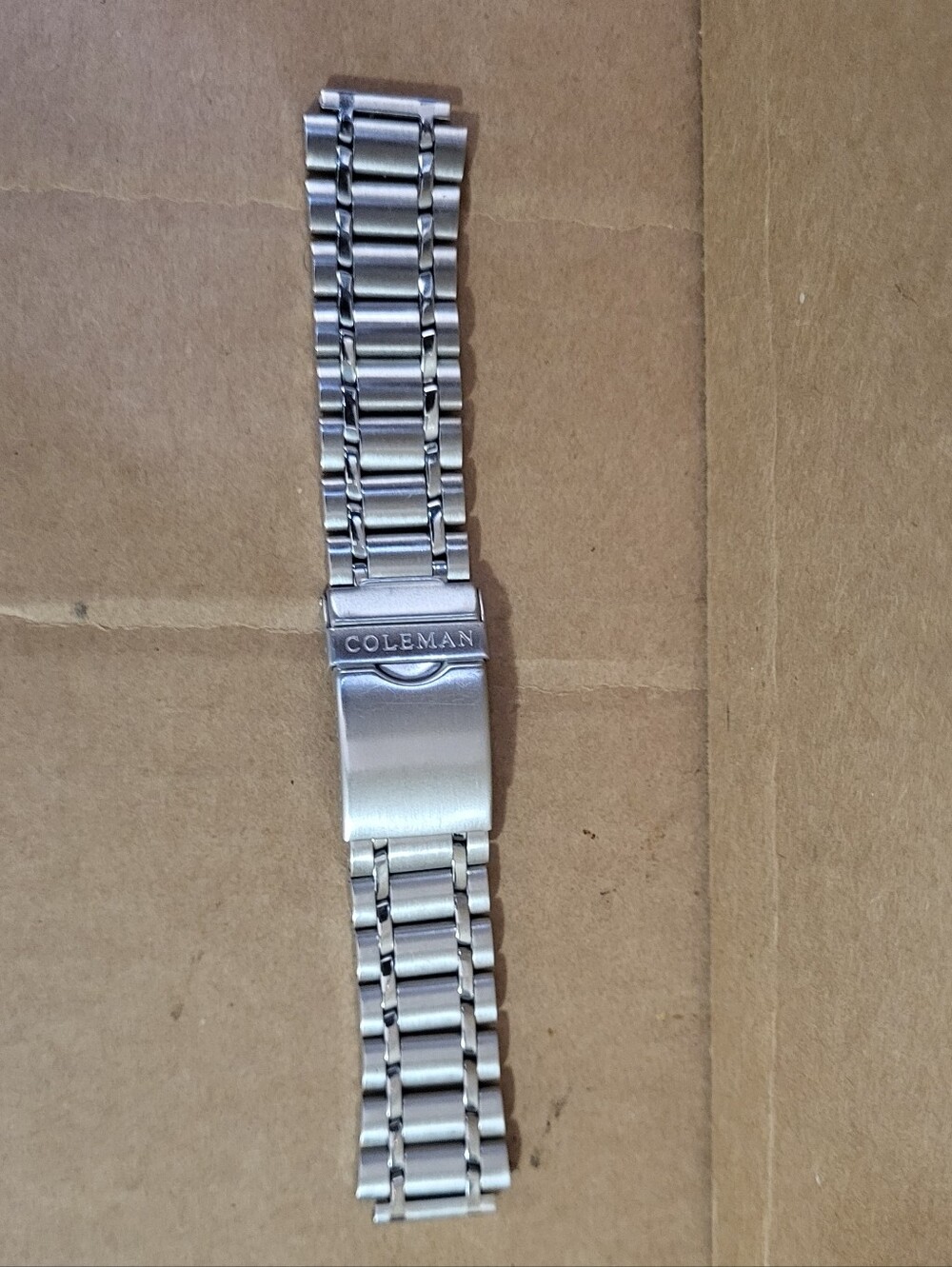 Coleman Stainless Steel Watch Band/Strap Men's